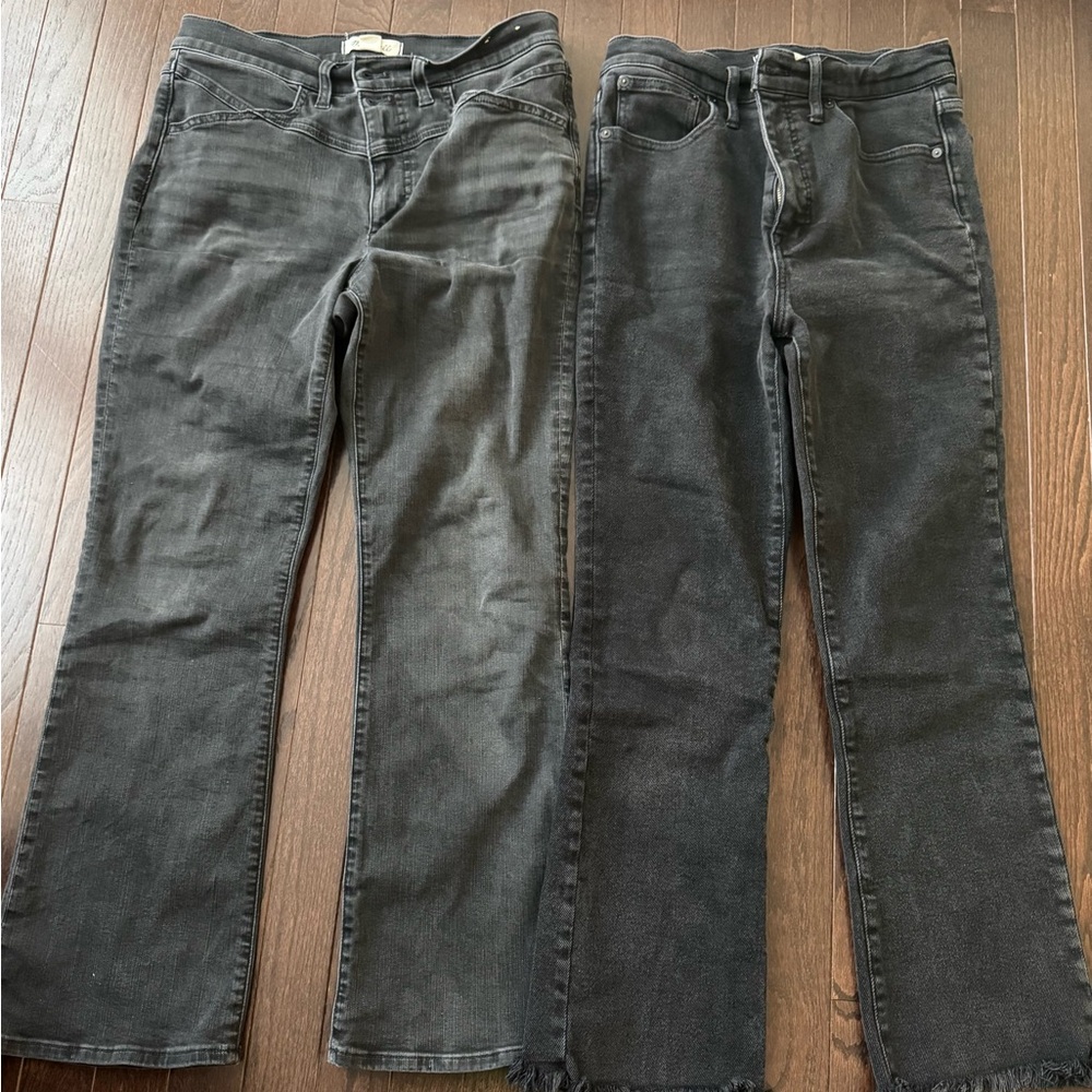 Madewell Black Denim Jeans Set